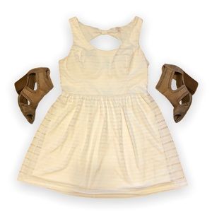Candie’s Size XL White Dress, cut out back,Women’s